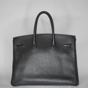 Hermés Birkin Bag 35 Black Palladium Silber